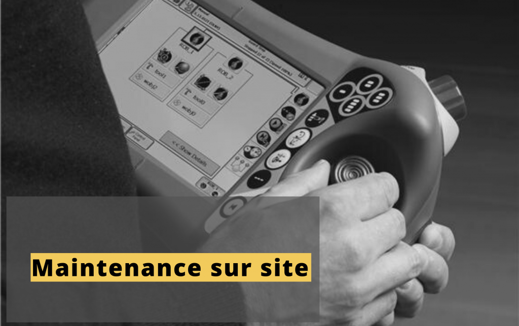 maintenance robotique sur site